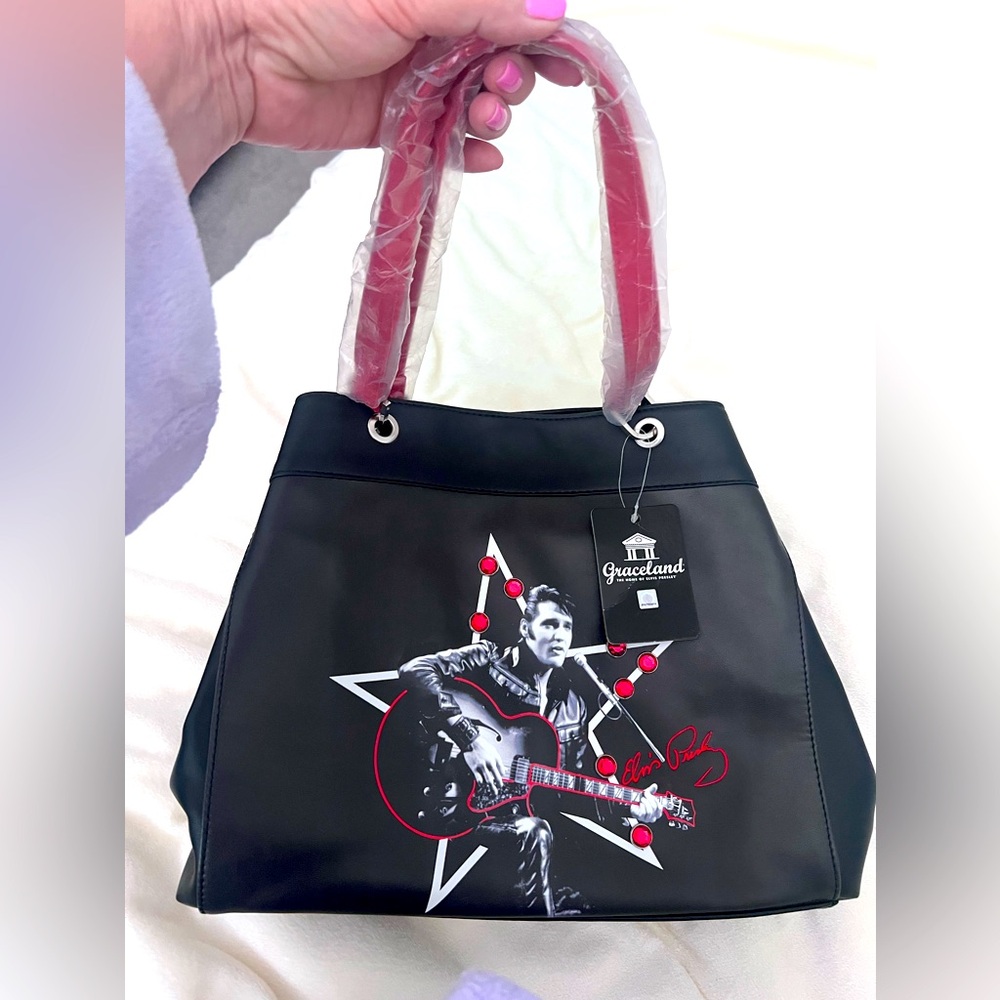 Elvis Presley ‘68 comeback purse from Graceland. NWT and protective plastic.